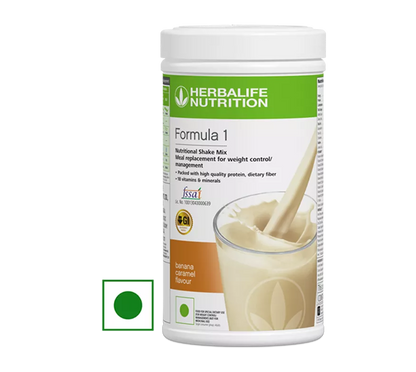 Herbalife® Nutritional Shake Mix (Formula-1) - Banana Caramel Flavour - Herbalife Independent Distributor